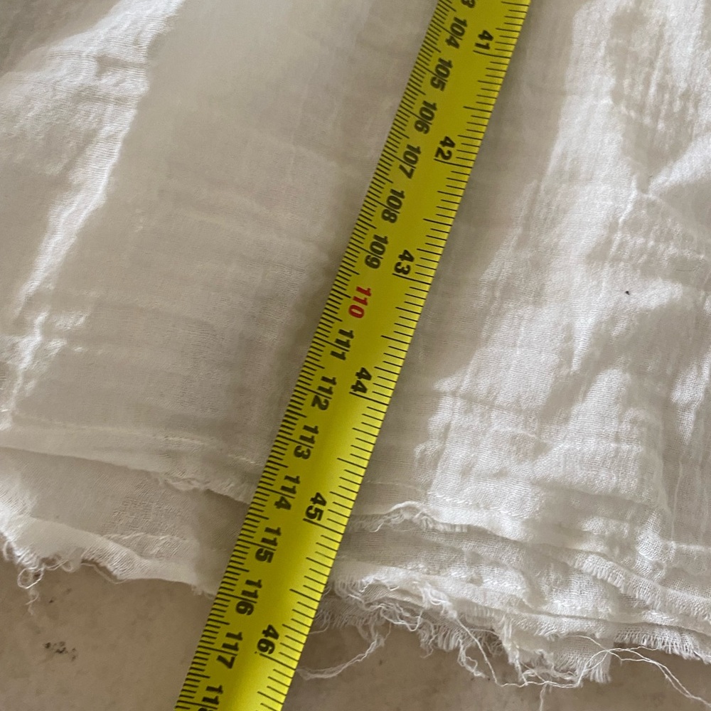 Free People Toosaloosa Slub Meadow Ivory Casual Maxi Dress XS 🌿A6 - Picture 13 of 16